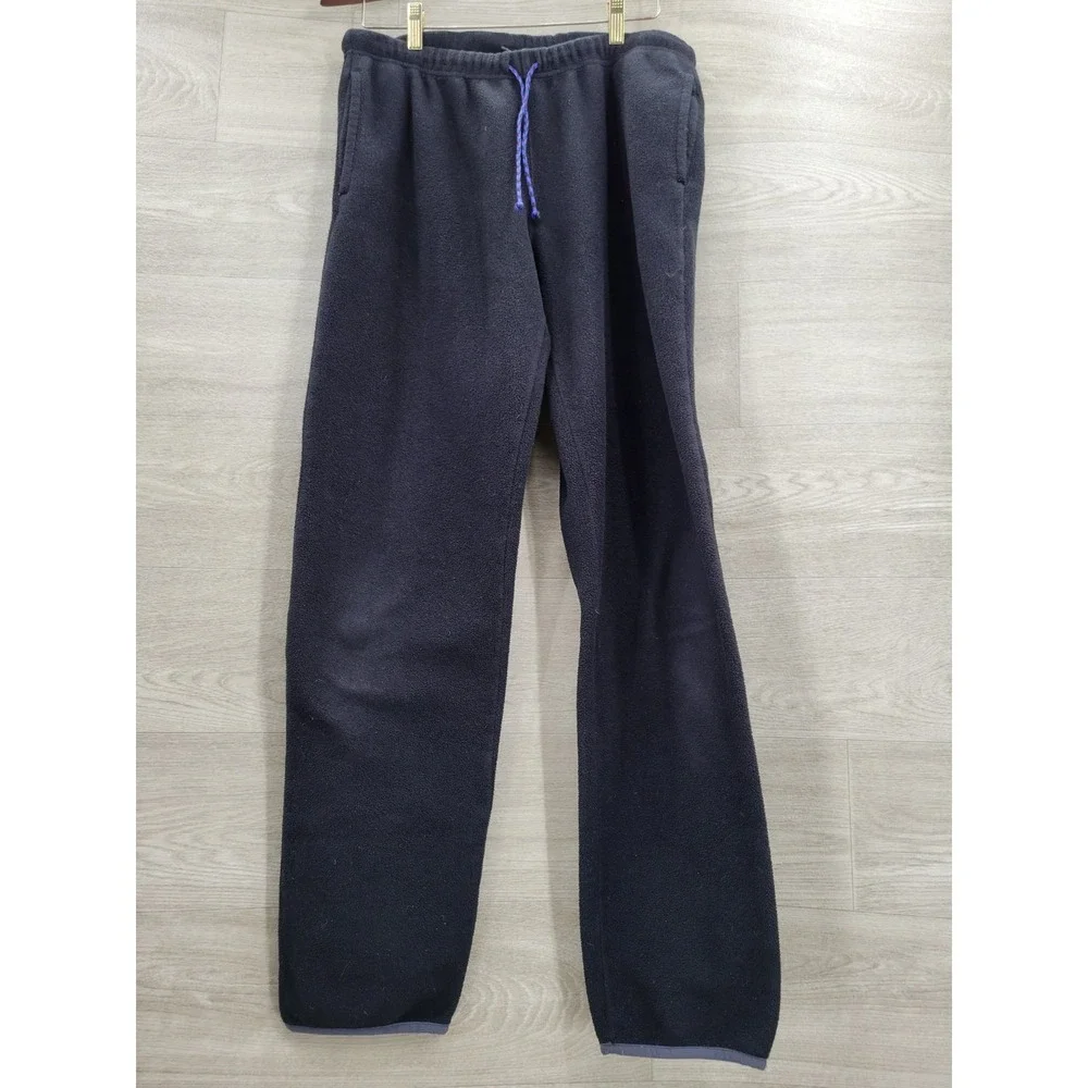 Patagonia Synchilla Fleece Jogger Pants Men's Medium Reg Black Outdoor Casual